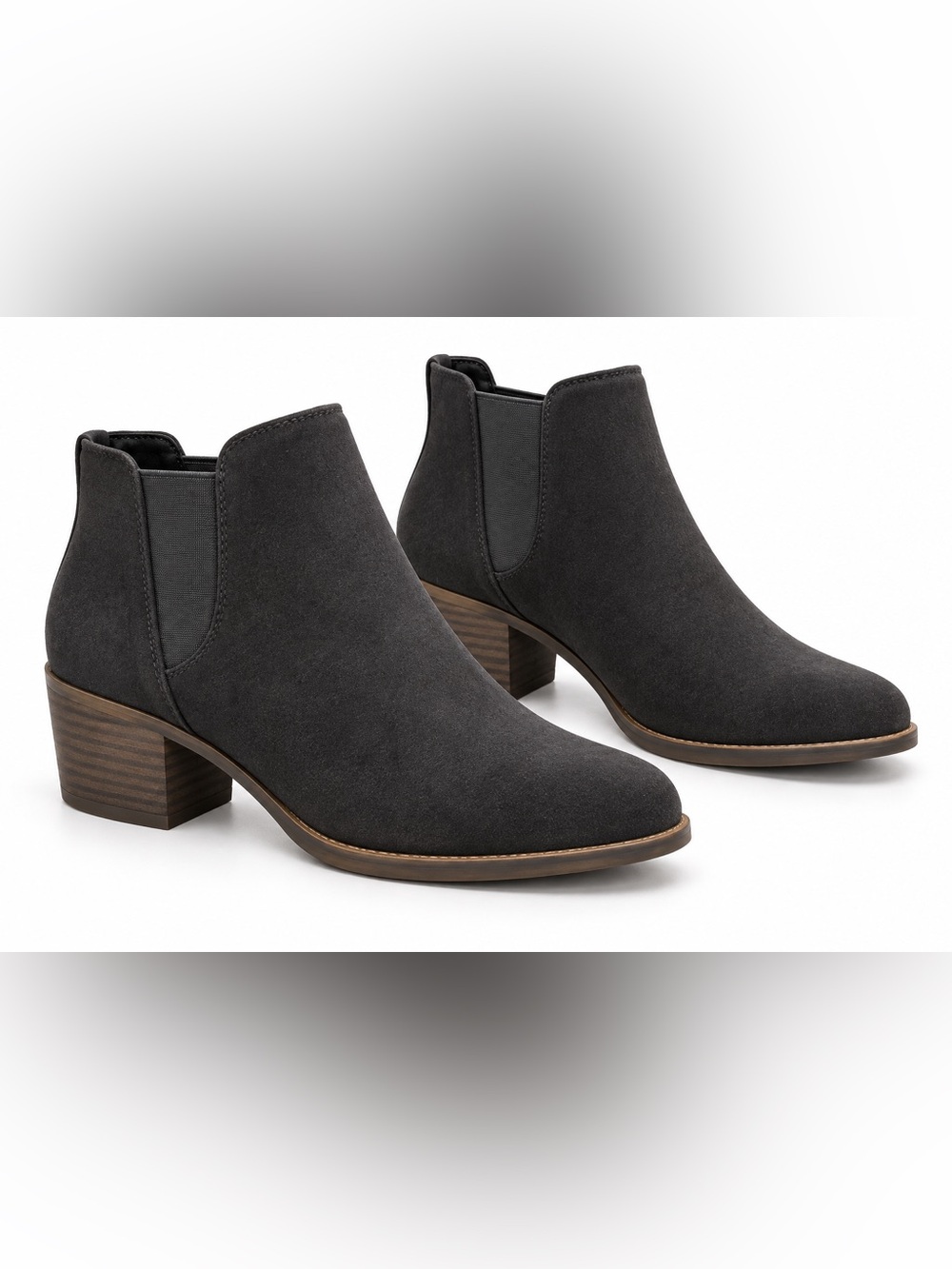Kensie Gerona Dark Grey Ankle Booties Size 10 w/ Original Box